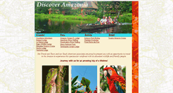Desktop Screenshot of discoveramazonia.com